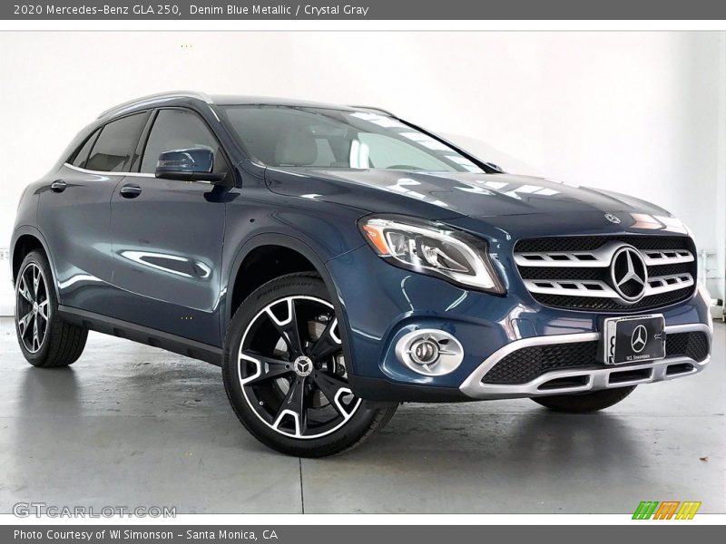 Denim Blue Metallic / Crystal Gray 2020 Mercedes-Benz GLA 250