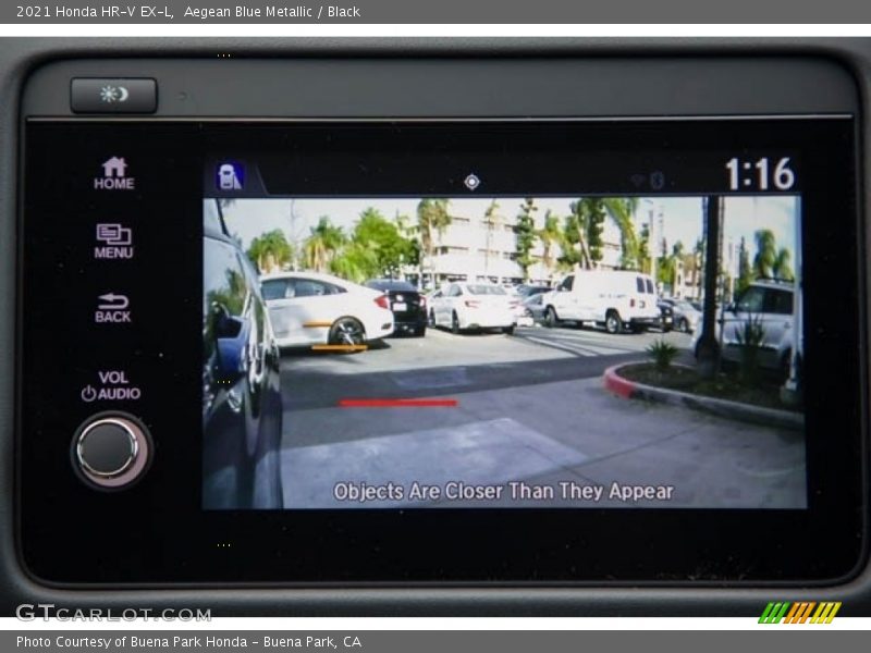 Aegean Blue Metallic / Black 2021 Honda HR-V EX-L