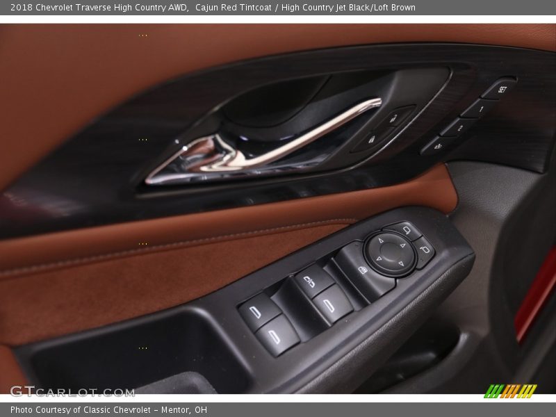 Cajun Red Tintcoat / High Country Jet Black/Loft Brown 2018 Chevrolet Traverse High Country AWD