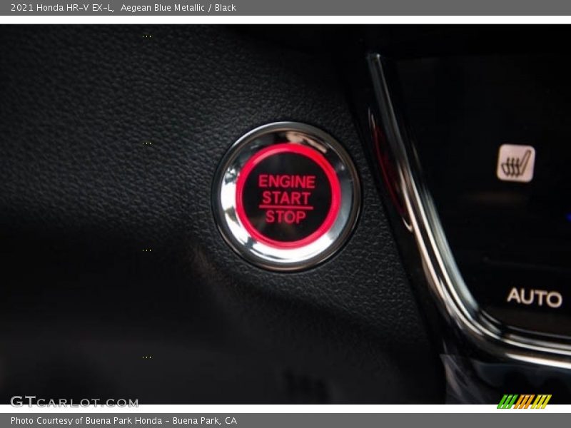 Aegean Blue Metallic / Black 2021 Honda HR-V EX-L