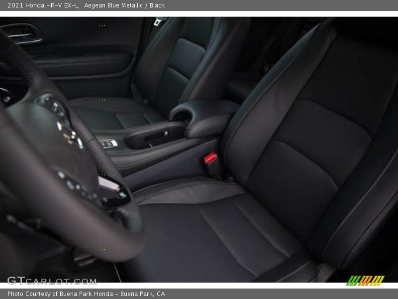 Aegean Blue Metallic / Black 2021 Honda HR-V EX-L