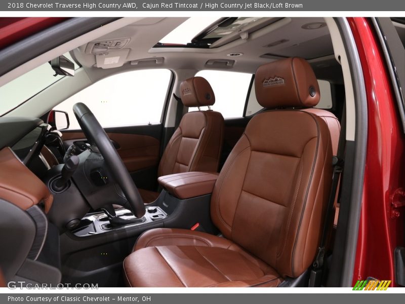 Cajun Red Tintcoat / High Country Jet Black/Loft Brown 2018 Chevrolet Traverse High Country AWD