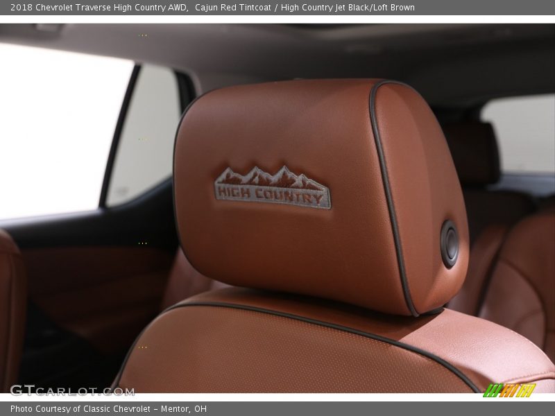 Cajun Red Tintcoat / High Country Jet Black/Loft Brown 2018 Chevrolet Traverse High Country AWD
