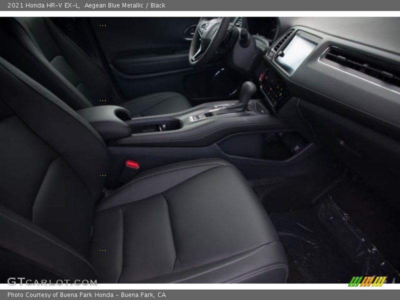 Aegean Blue Metallic / Black 2021 Honda HR-V EX-L