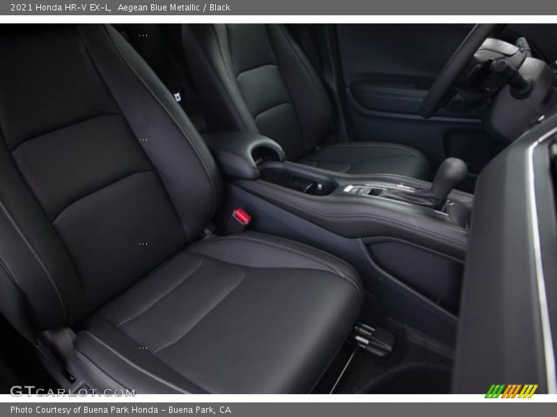 Aegean Blue Metallic / Black 2021 Honda HR-V EX-L