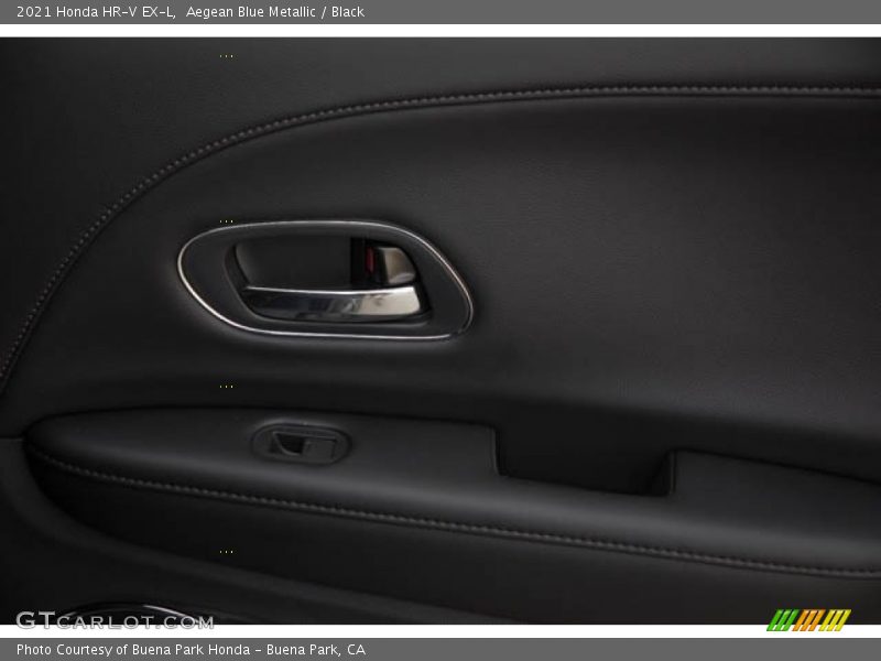 Aegean Blue Metallic / Black 2021 Honda HR-V EX-L