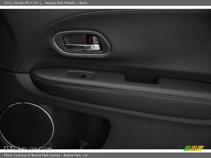 Aegean Blue Metallic / Black 2021 Honda HR-V EX-L