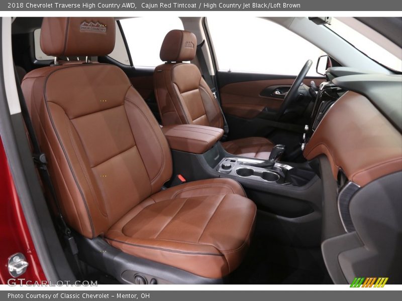 Cajun Red Tintcoat / High Country Jet Black/Loft Brown 2018 Chevrolet Traverse High Country AWD