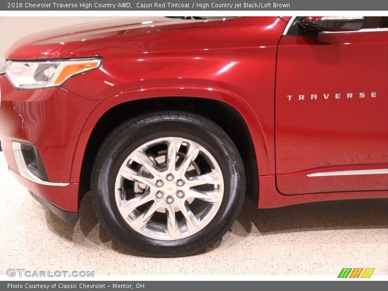 Cajun Red Tintcoat / High Country Jet Black/Loft Brown 2018 Chevrolet Traverse High Country AWD