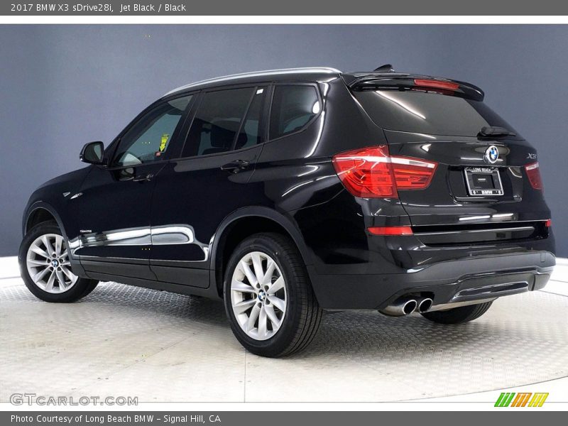 Jet Black / Black 2017 BMW X3 sDrive28i