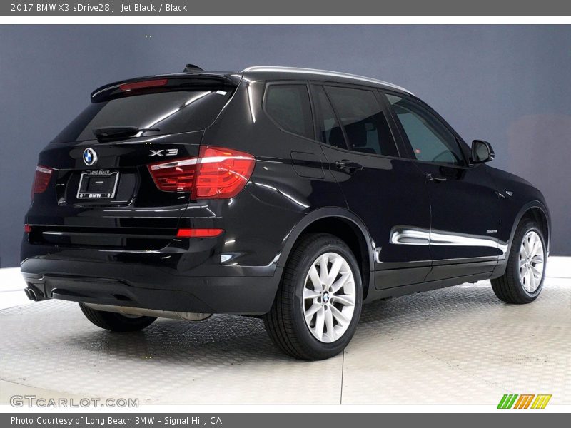 Jet Black / Black 2017 BMW X3 sDrive28i