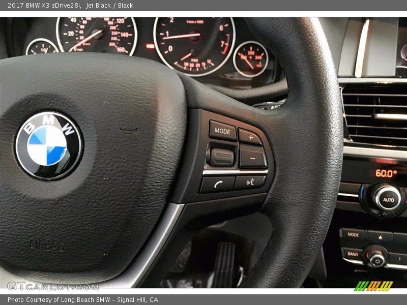 Jet Black / Black 2017 BMW X3 sDrive28i