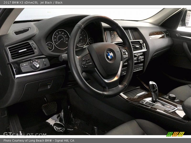 Jet Black / Black 2017 BMW X3 sDrive28i