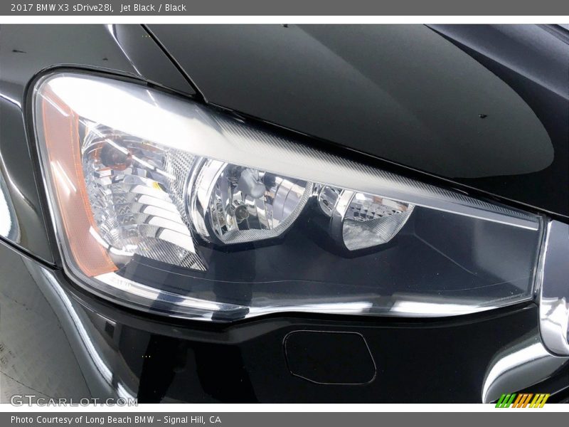 Jet Black / Black 2017 BMW X3 sDrive28i