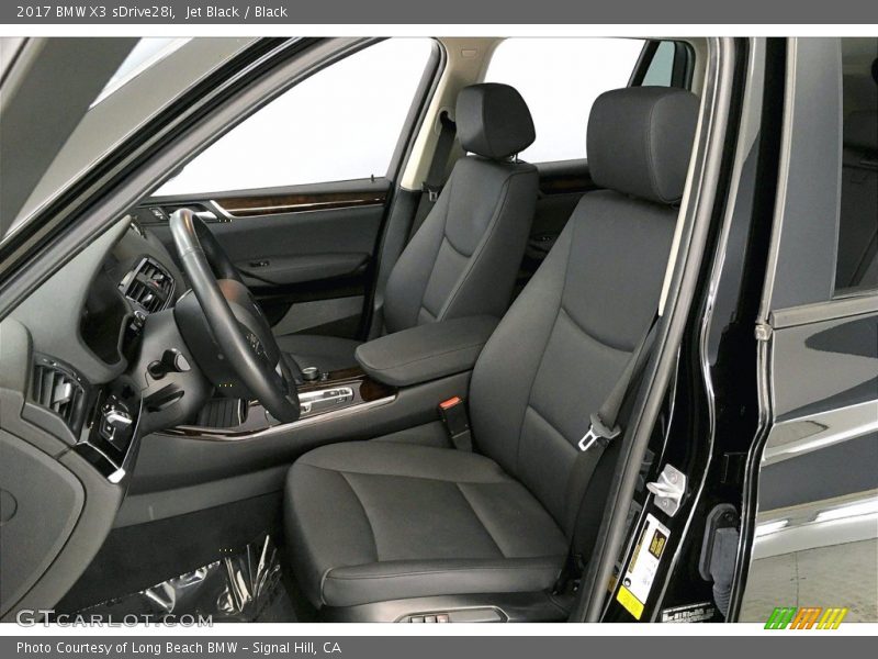Jet Black / Black 2017 BMW X3 sDrive28i