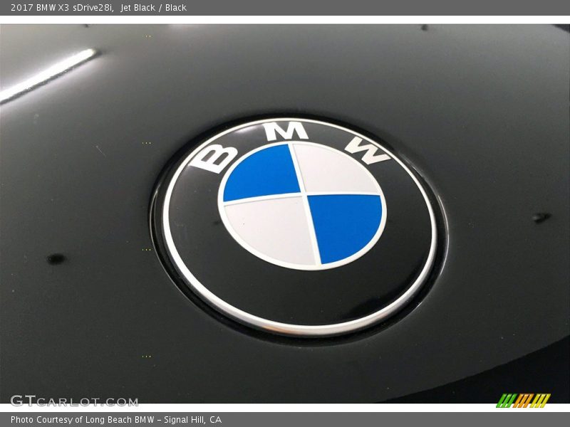 Jet Black / Black 2017 BMW X3 sDrive28i