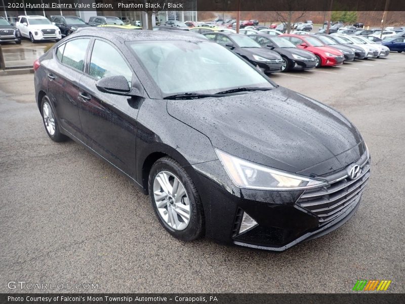 Phantom Black / Black 2020 Hyundai Elantra Value Edition