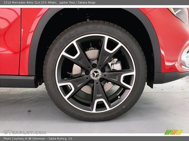 Jupiter Red / Sahara Beige 2019 Mercedes-Benz GLA 250 4Matic