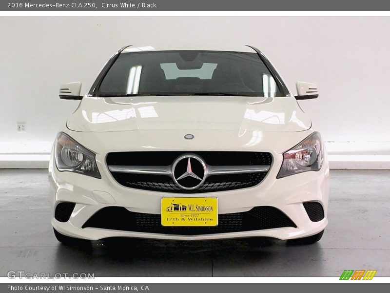 Cirrus White / Black 2016 Mercedes-Benz CLA 250