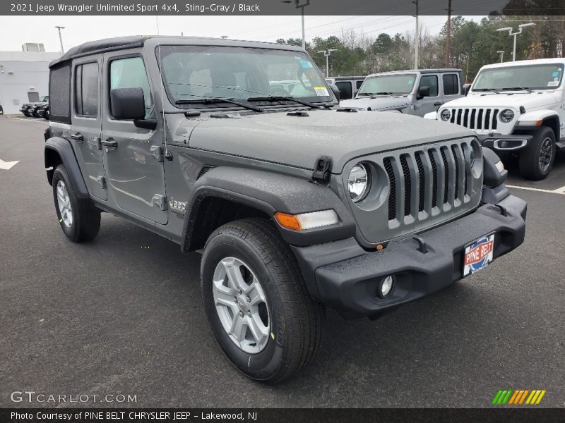 Sting-Gray / Black 2021 Jeep Wrangler Unlimited Sport 4x4