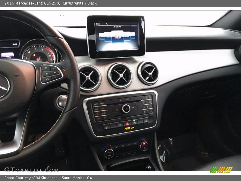 Cirrus White / Black 2016 Mercedes-Benz CLA 250