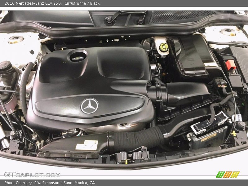 Cirrus White / Black 2016 Mercedes-Benz CLA 250