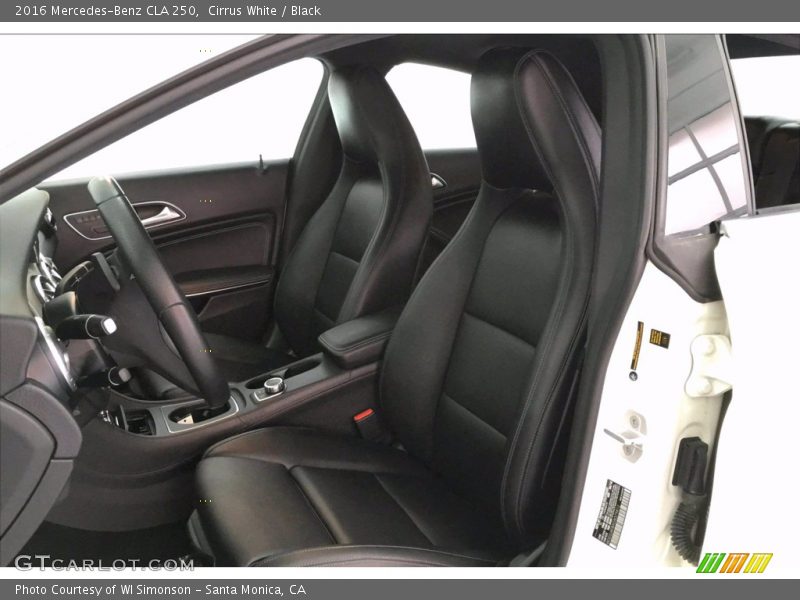 Cirrus White / Black 2016 Mercedes-Benz CLA 250