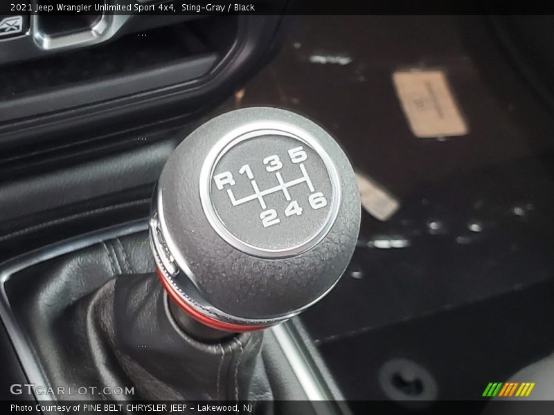  2021 Wrangler Unlimited Sport 4x4 6 Speed Manual Shifter