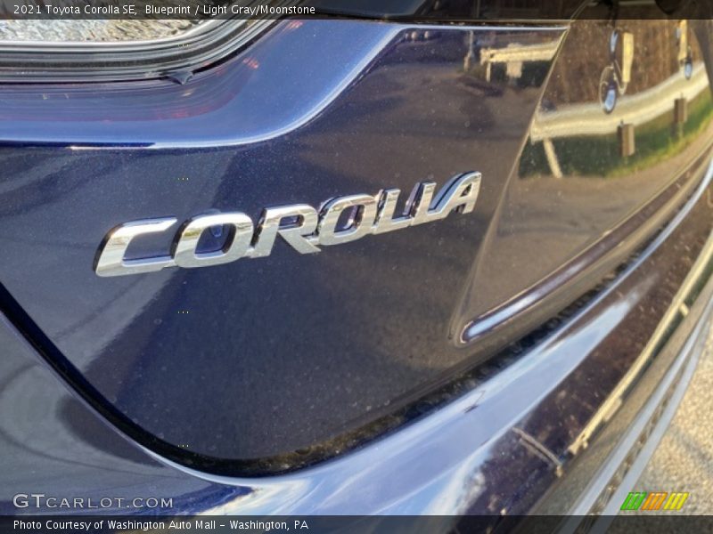 Blueprint / Light Gray/Moonstone 2021 Toyota Corolla SE