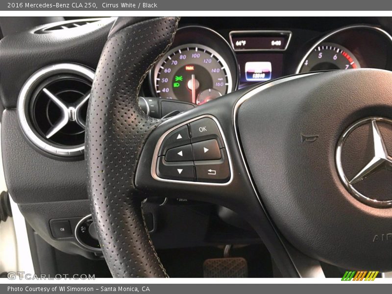 Cirrus White / Black 2016 Mercedes-Benz CLA 250