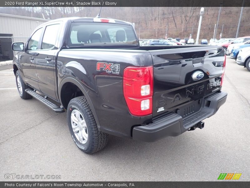 Shadow Black / Ebony 2020 Ford Ranger XL SuperCrew 4x4
