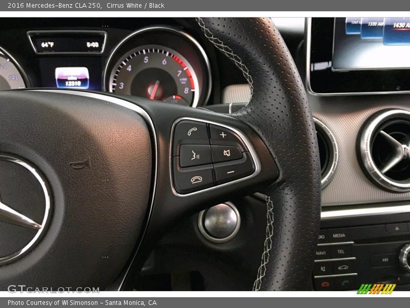 Cirrus White / Black 2016 Mercedes-Benz CLA 250