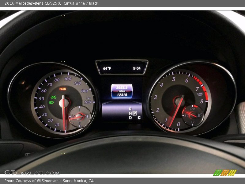 Cirrus White / Black 2016 Mercedes-Benz CLA 250