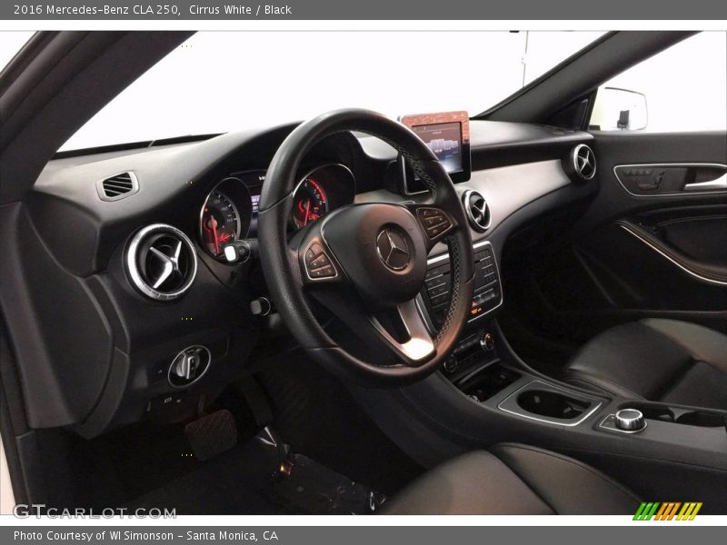 Cirrus White / Black 2016 Mercedes-Benz CLA 250