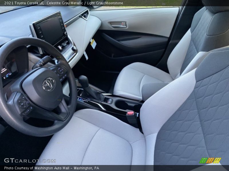 Celestite Gray Metallic / Light Gray/Moonstone 2021 Toyota Corolla LE