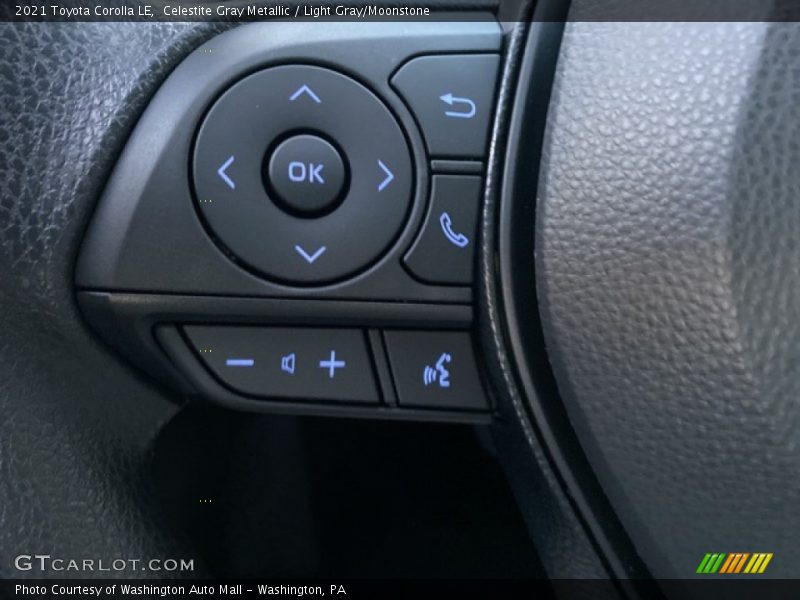 Celestite Gray Metallic / Light Gray/Moonstone 2021 Toyota Corolla LE