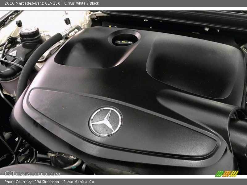 Cirrus White / Black 2016 Mercedes-Benz CLA 250