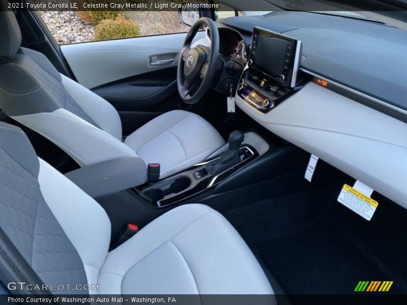 Celestite Gray Metallic / Light Gray/Moonstone 2021 Toyota Corolla LE