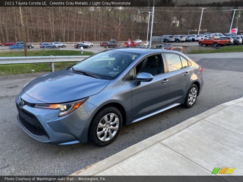 Celestite Gray Metallic / Light Gray/Moonstone 2021 Toyota Corolla LE