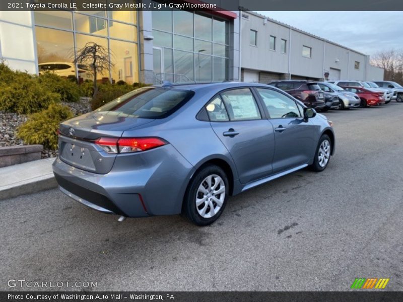 Celestite Gray Metallic / Light Gray/Moonstone 2021 Toyota Corolla LE