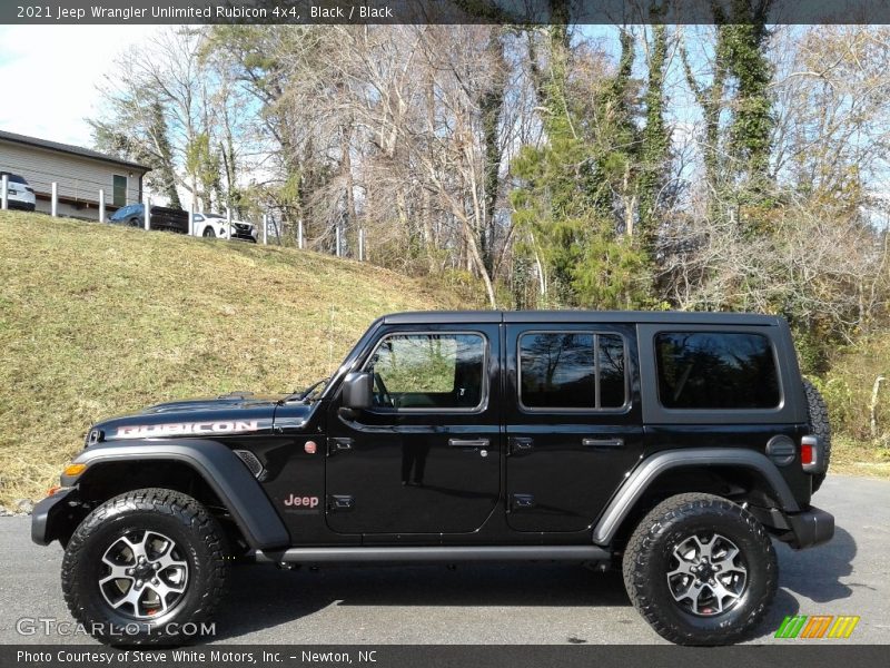 Black / Black 2021 Jeep Wrangler Unlimited Rubicon 4x4
