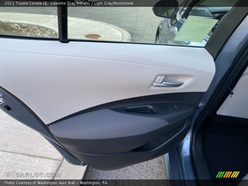 Celestite Gray Metallic / Light Gray/Moonstone 2021 Toyota Corolla LE