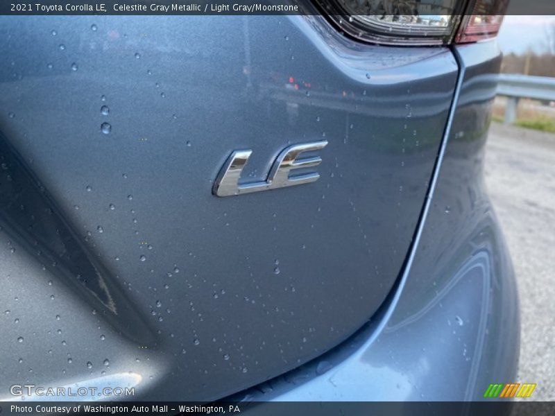Celestite Gray Metallic / Light Gray/Moonstone 2021 Toyota Corolla LE
