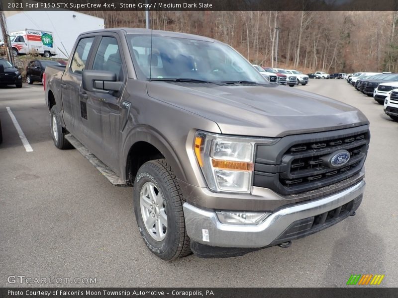 Stone Gray / Medium Dark Slate 2021 Ford F150 STX SuperCrew 4x4