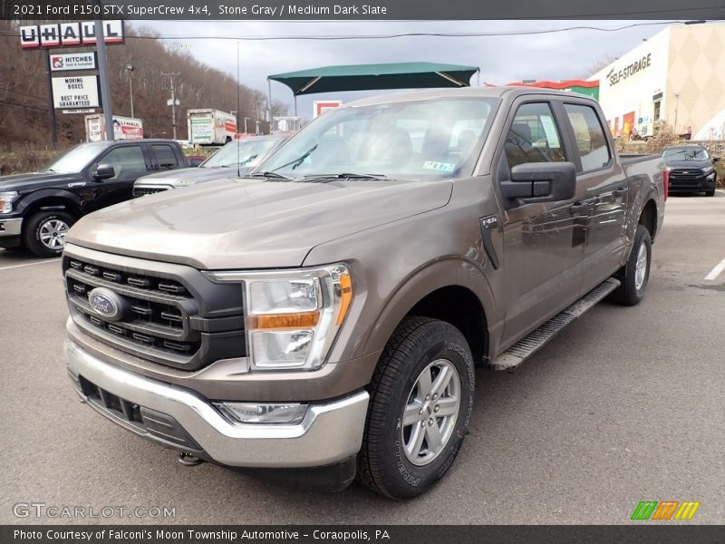 Stone Gray / Medium Dark Slate 2021 Ford F150 STX SuperCrew 4x4