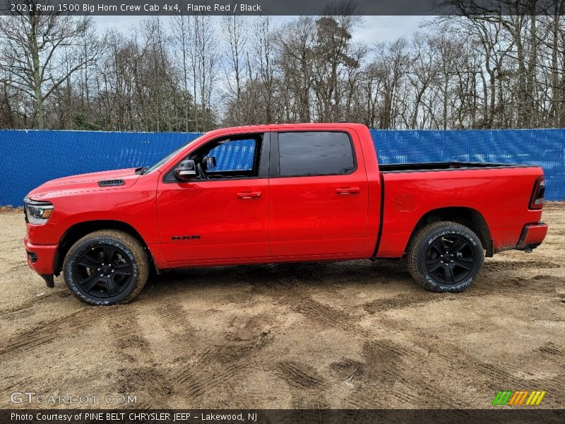  2021 1500 Big Horn Crew Cab 4x4 Flame Red