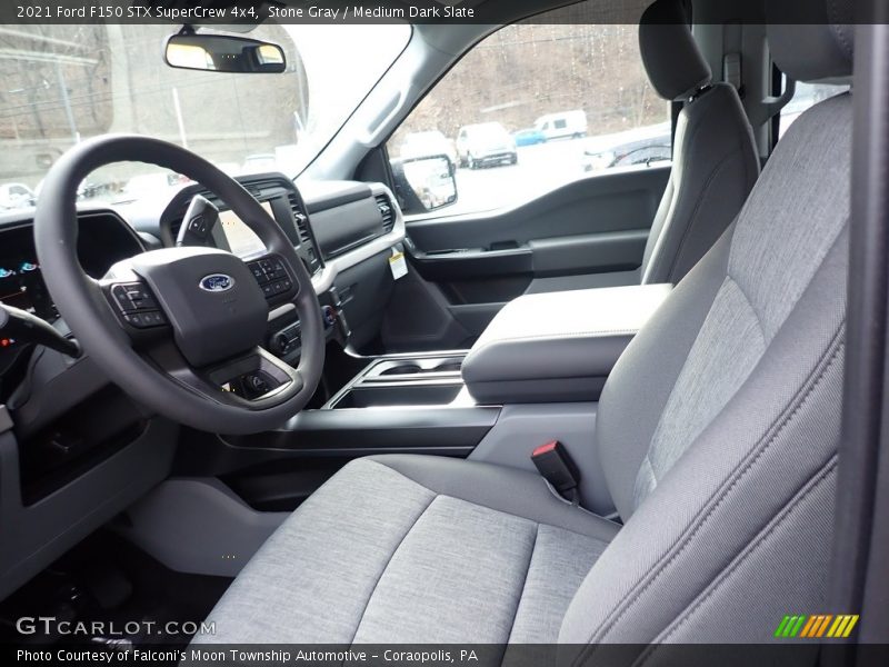 Stone Gray / Medium Dark Slate 2021 Ford F150 STX SuperCrew 4x4