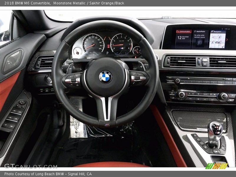 Dashboard of 2018 M6 Convertible