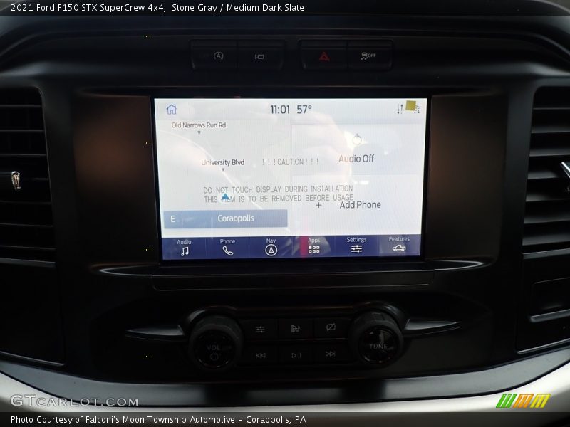 Stone Gray / Medium Dark Slate 2021 Ford F150 STX SuperCrew 4x4