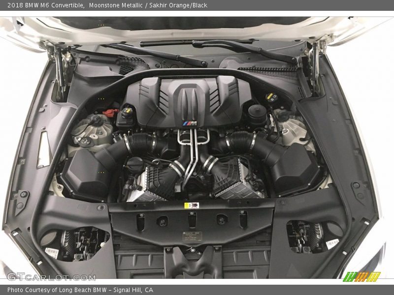  2018 M6 Convertible Engine - 4.4 Liter M TwinPower Turbocharged DOHC 32-Valve VVT V8